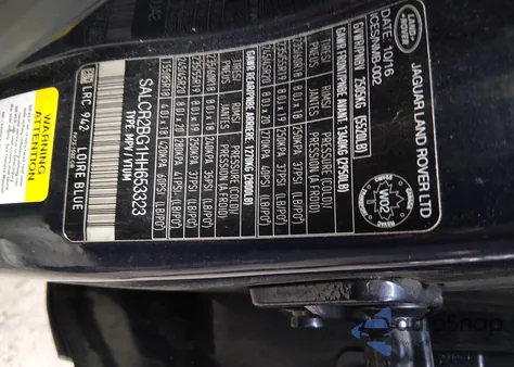 2017 Land Rover Discovery Sport Hse из США, поврежденный, VIN SALCR2BG1HH653323